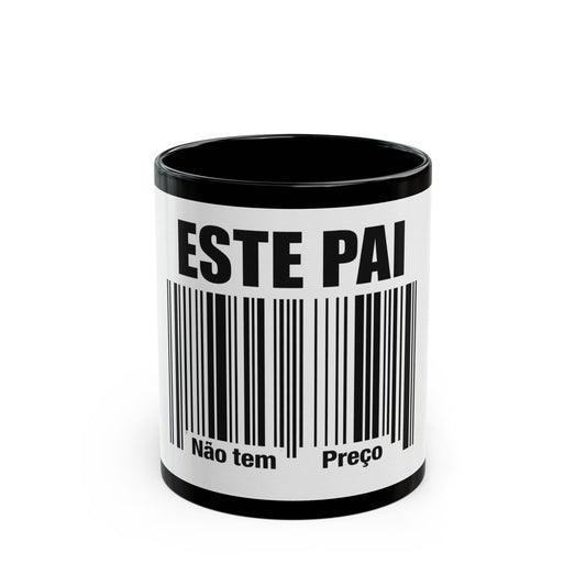 Chavena — "Este Pai Não tem Preço" (Fotografia Personalizável)